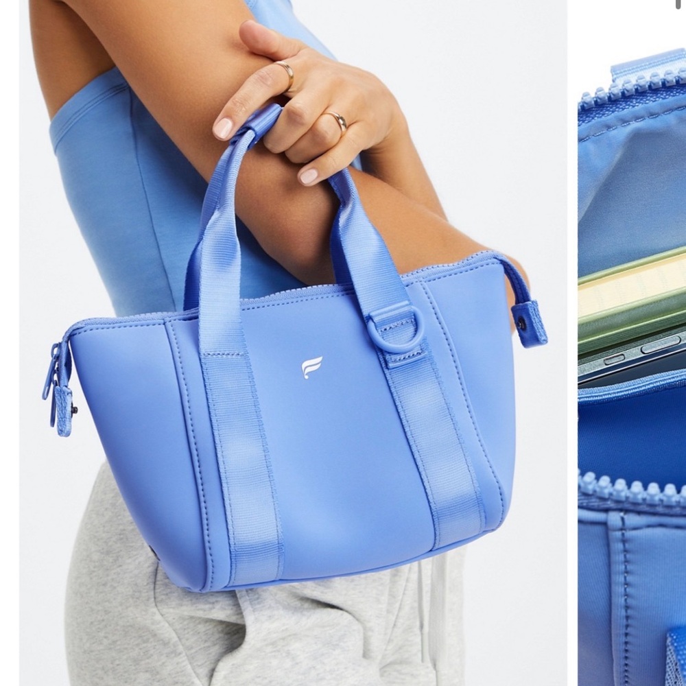 Fabletics Blue The Grip Duffle Shoulder Bag